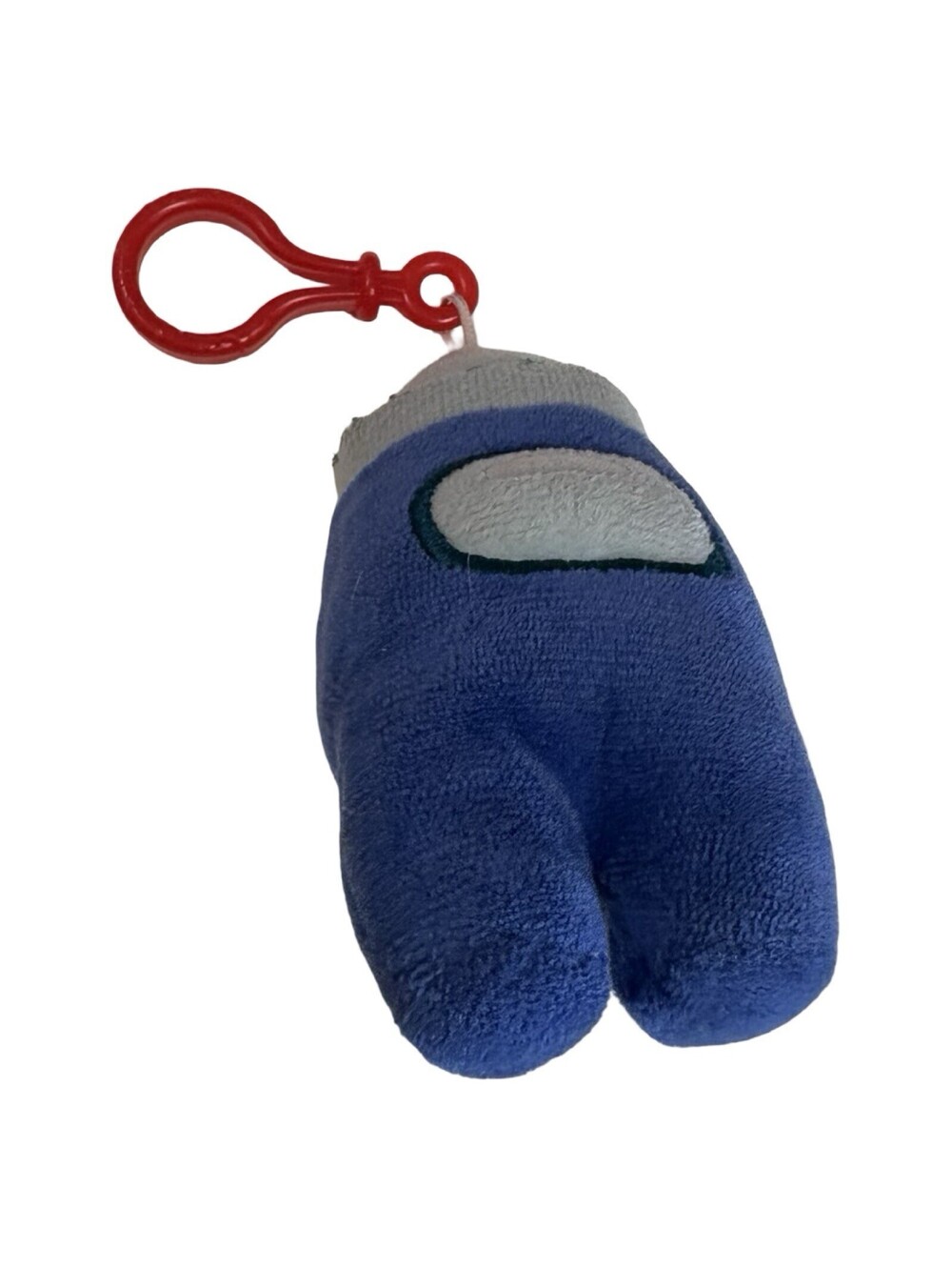 Toikido Among Us 4 In Stuffed Plush Hanger Bag Clip Keychain Blue